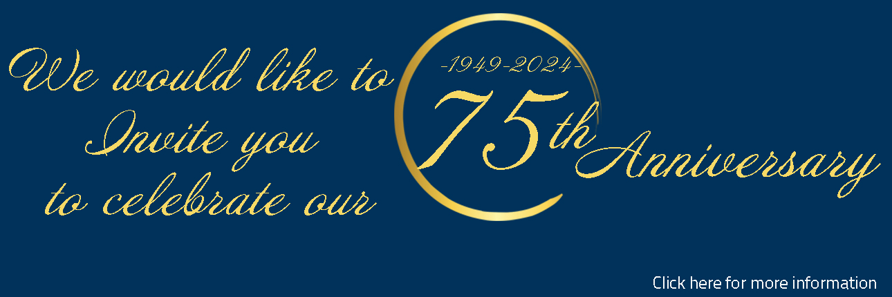 75th Anniversary member invitation